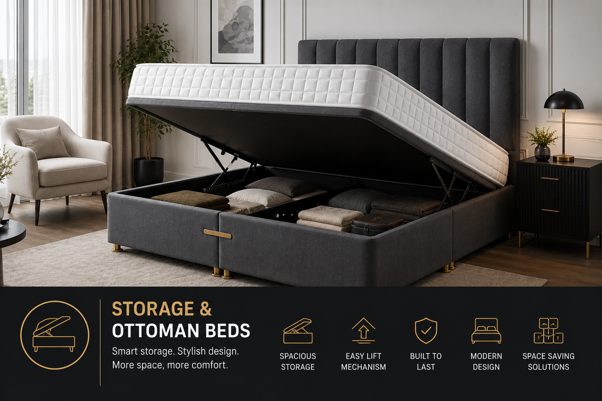 📦 Storage & Ottoman Beds